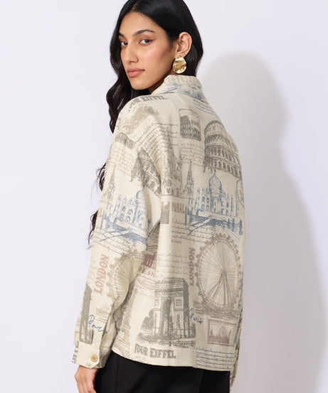 Monuments Women Boyfriend Shirts