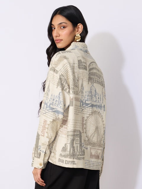 Monuments Women Boyfriend Shirts