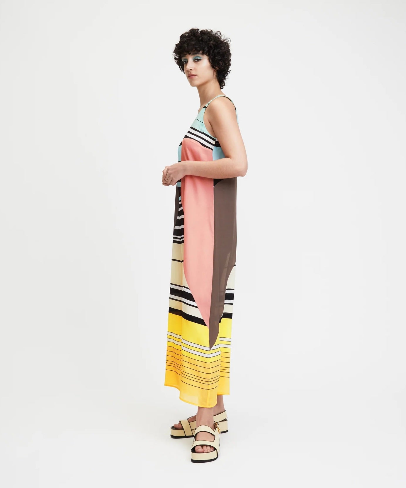 French Moss Green Kaftan - Elegant Boho Maxi Dress Caftan For Women's