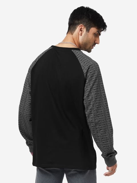 Black Adam Oversized Full Sleeve T-Shirts