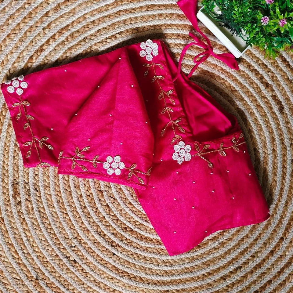 Assami Silk Saree Blouse