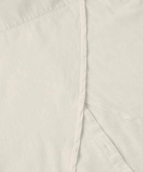 Cotton Linen Off White Women Boyfriend Shirts