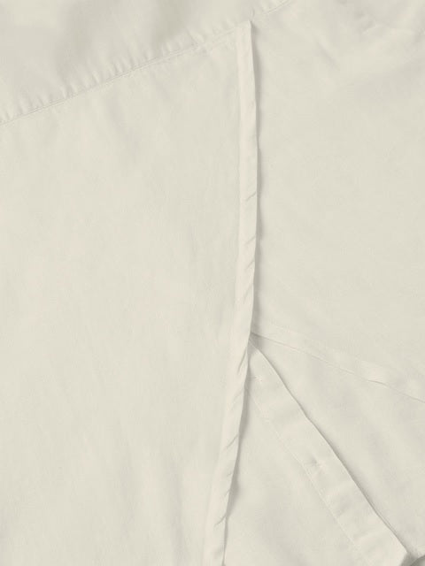 Cotton Linen Off White Women Boyfriend Shirts