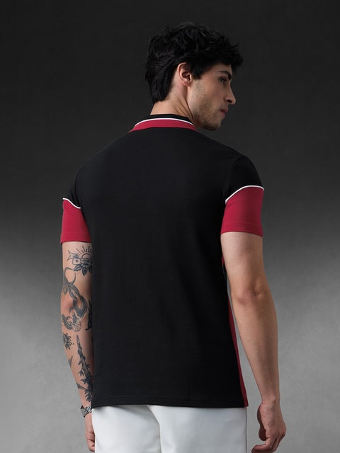 Avengers Suit Zipper Polos