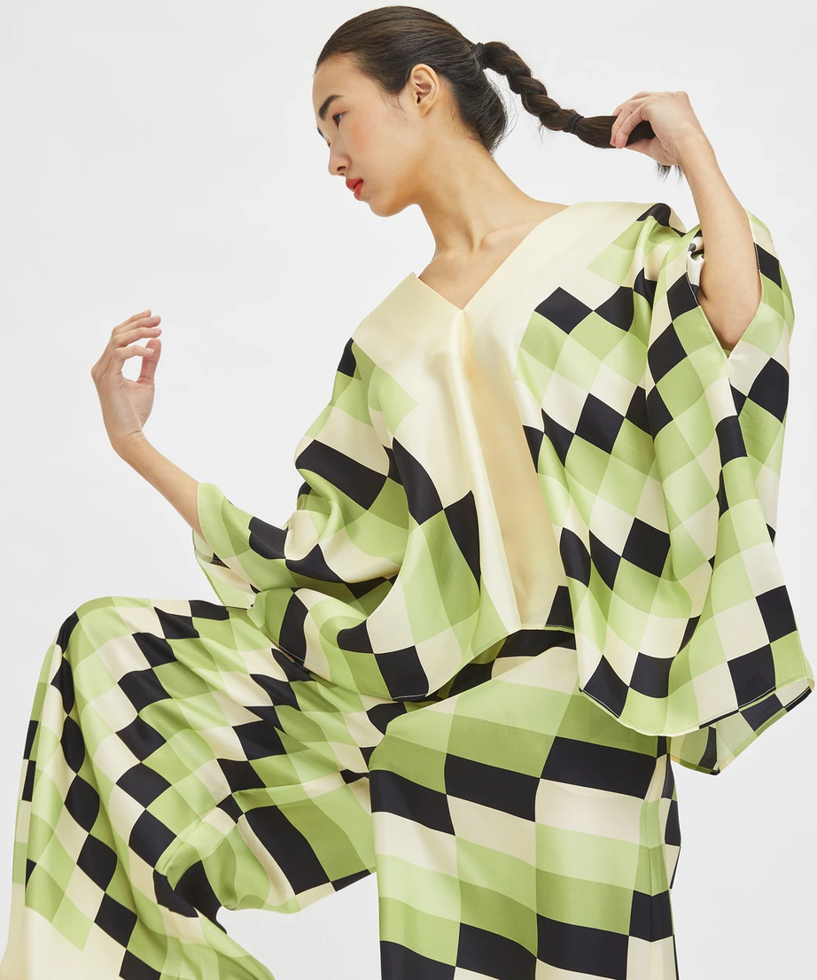 Women's Silk Crepe Co-ord Set