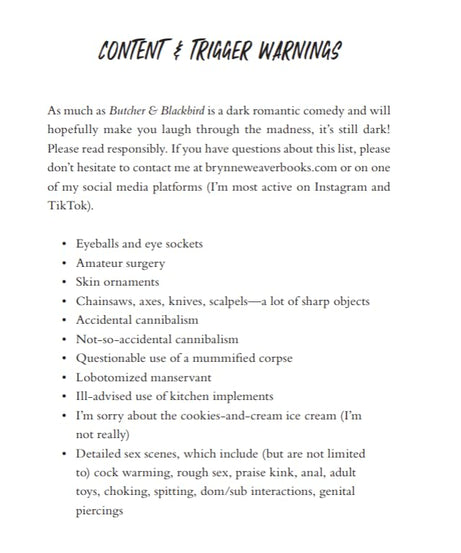 Butcher & Blackbird:  (Paperback)