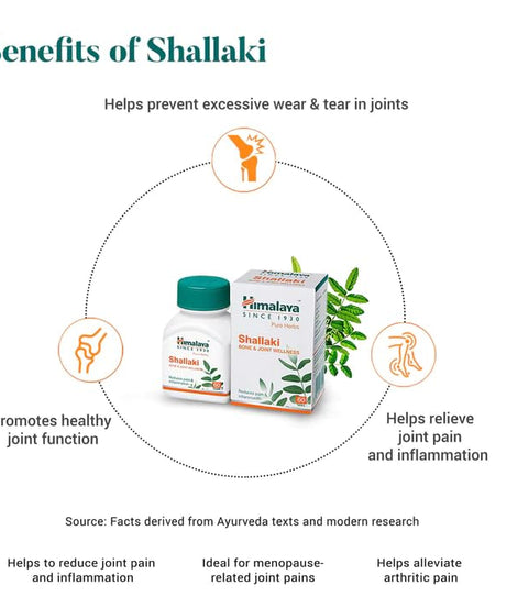 Himalaya Herbals Wellness Shallaki Tablets -60 tabs
