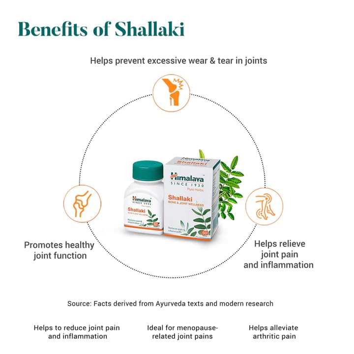 Himalaya Herbals Wellness Shallaki Tablets -60 tabs