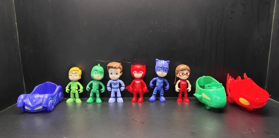 Cartoon Superhero PJ Masks Toy Set