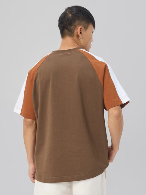 Racer Brown Oversized T-Shirts