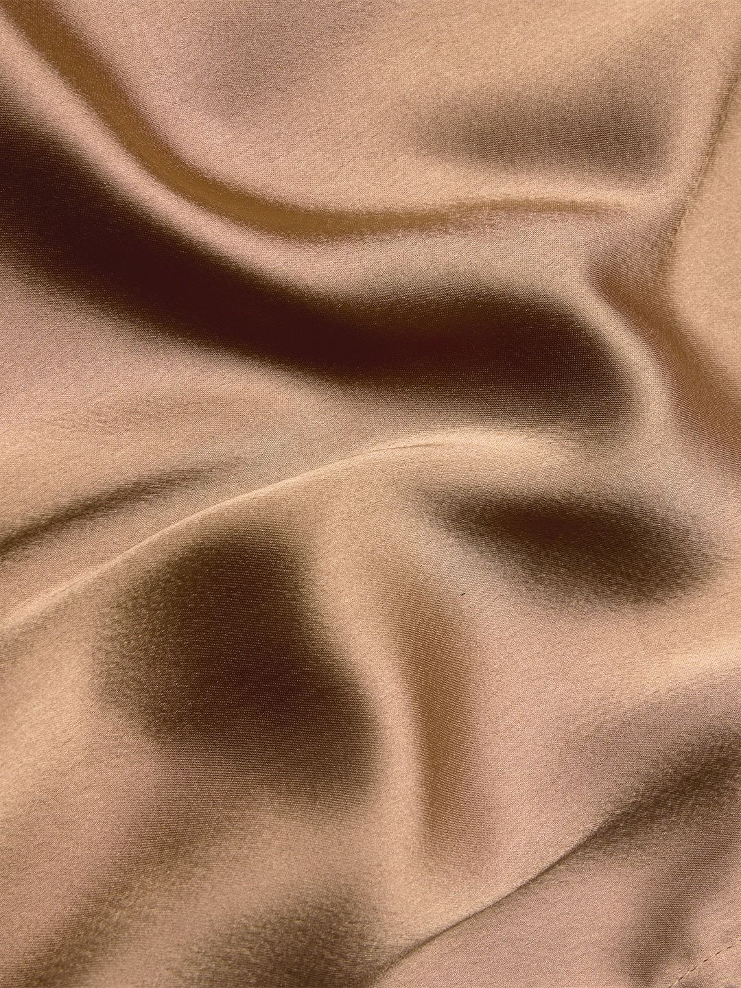 Satin Shirt Brown Women Shirts