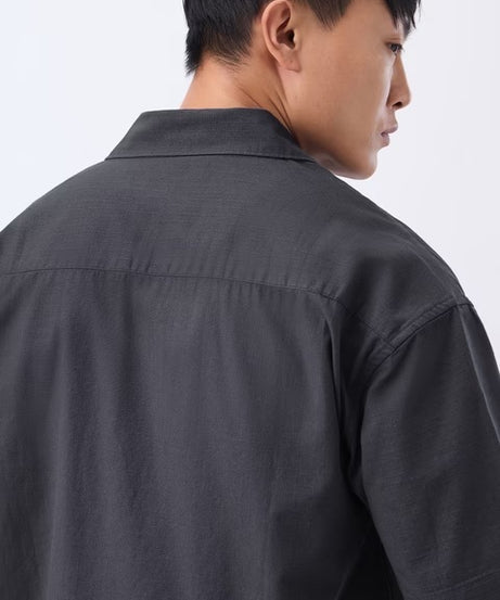 Zipper Thundercloud Oversized Shirts