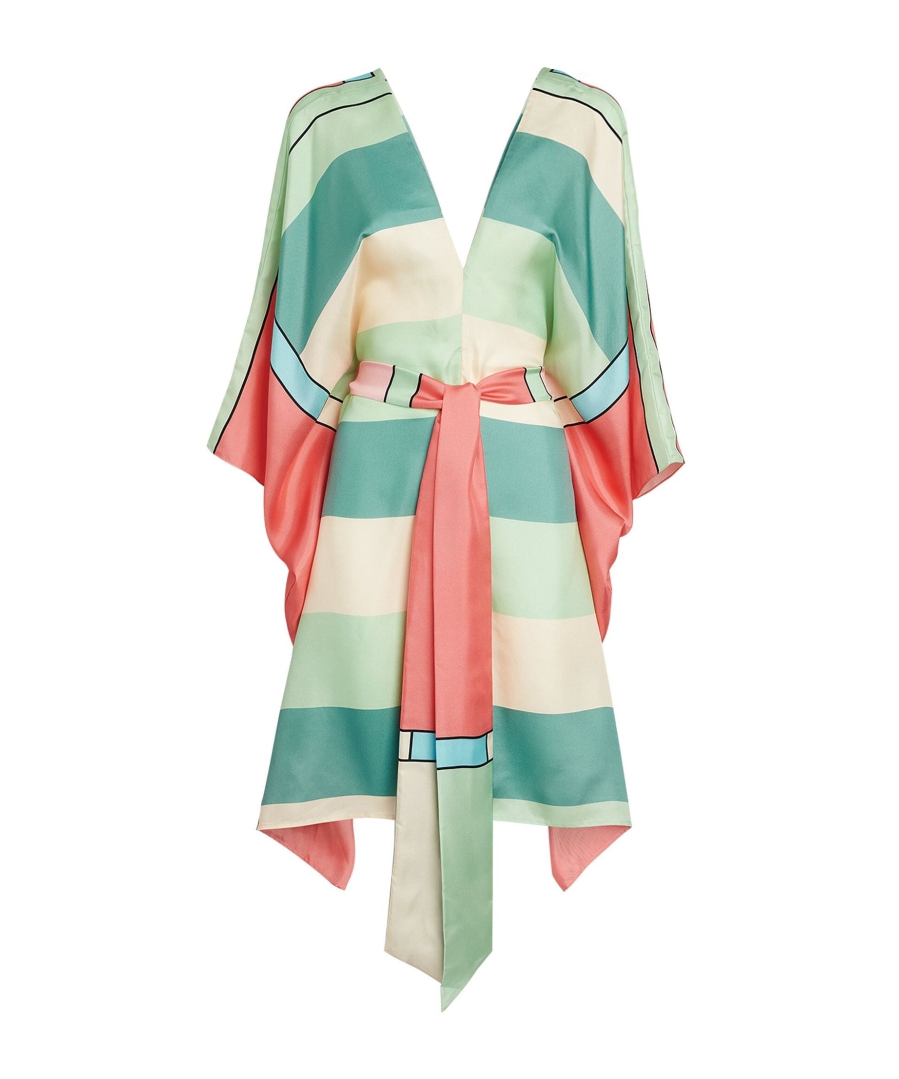 Soft Satin Silk Kaftan, Casual Wear Caftan For Women's