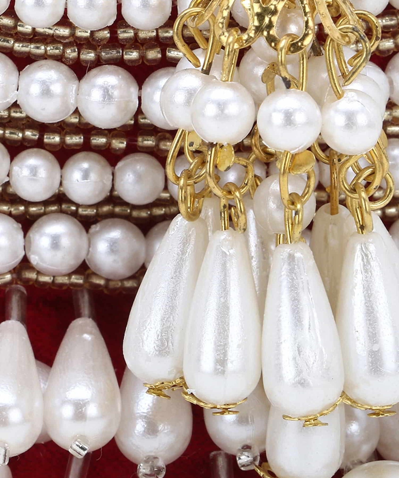 Glitz Velvet Beaded Potli Bag