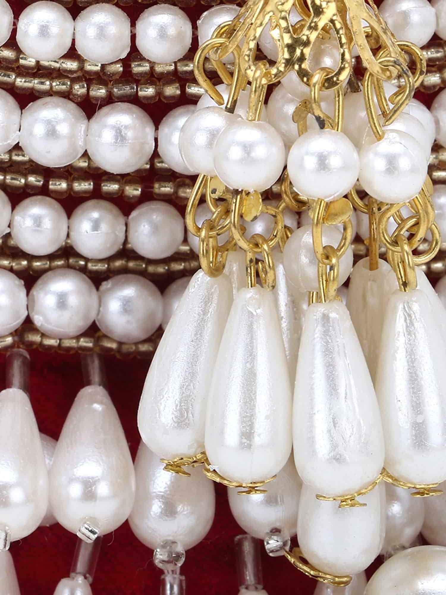 Glitz Velvet Beaded Potli Bag