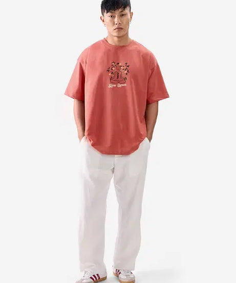 Bloom Slow Down Oversized T-Shirts