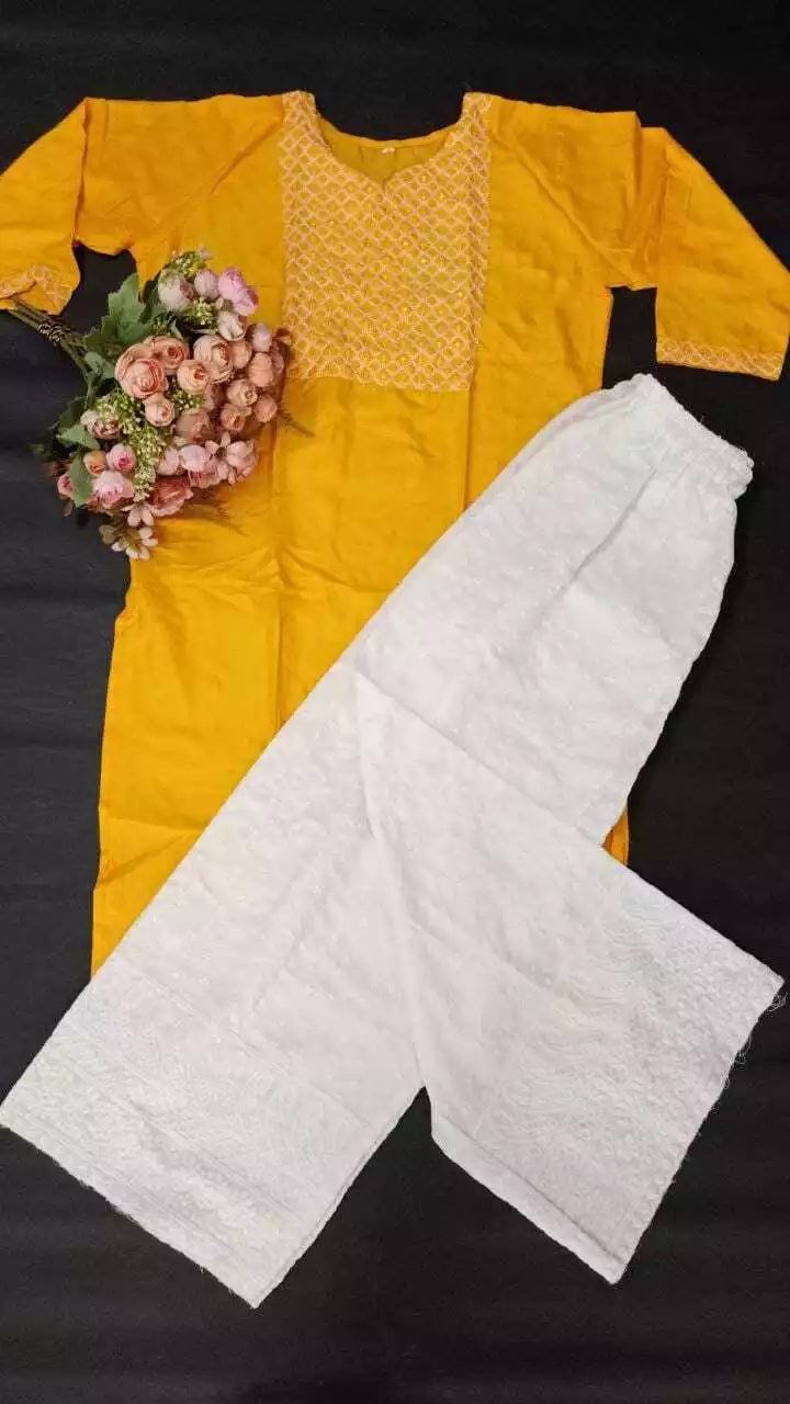 Designer Fancy FullStitched Rayon Top Pant & 2 Piece Set