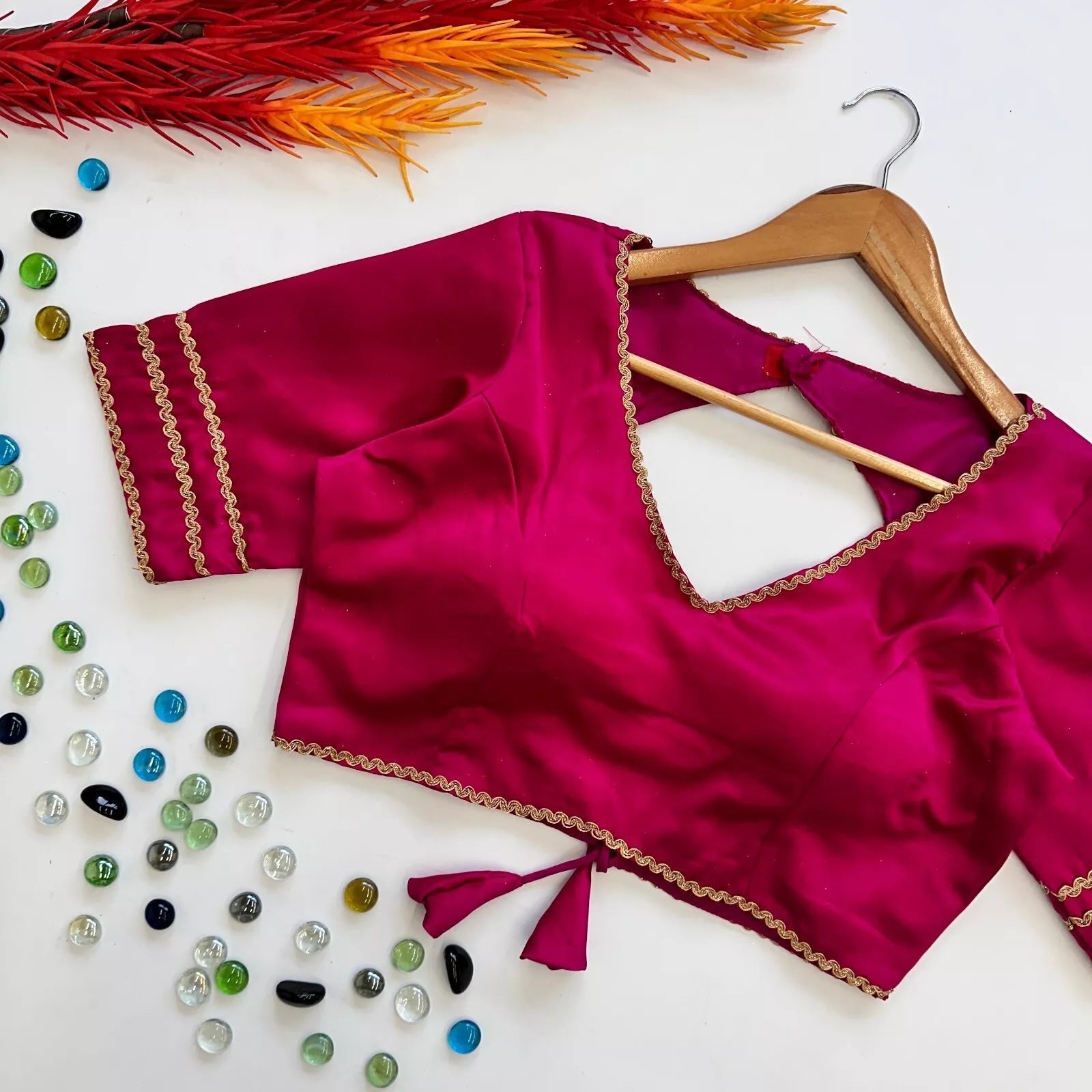 Wedding Special Stitched Manali Silk Blouse & Choli