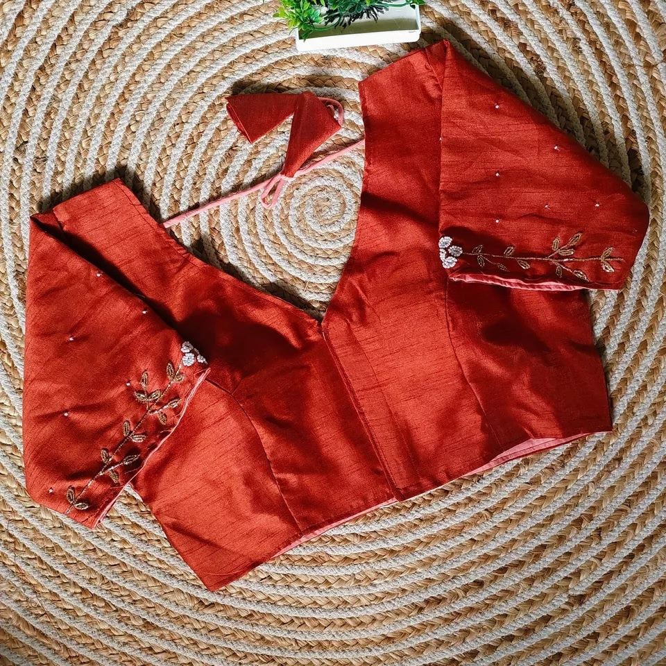 Assami Silk Saree Blouse