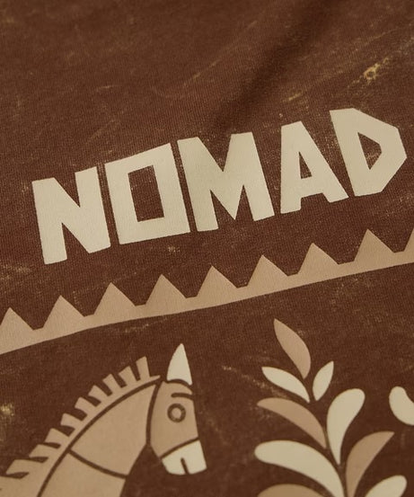 Nomad Brown Super Oversized T-Shirts