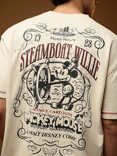 Mickey Mouse Steamboat Oversized T-Shirts
