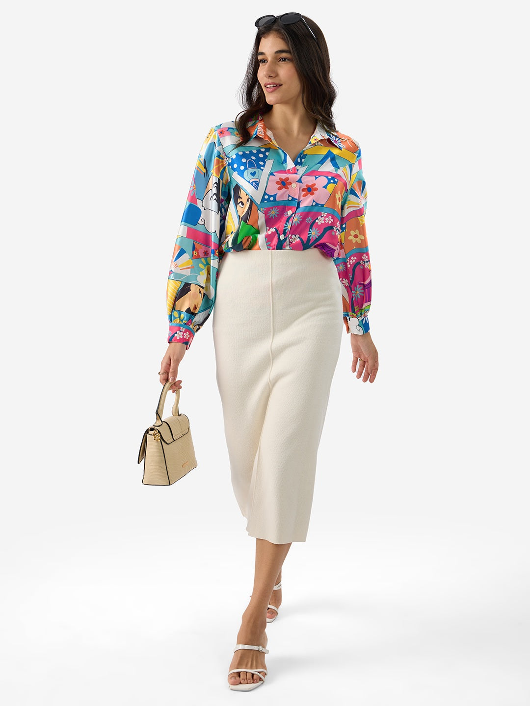 Satin Disney Mulan Women Shirts