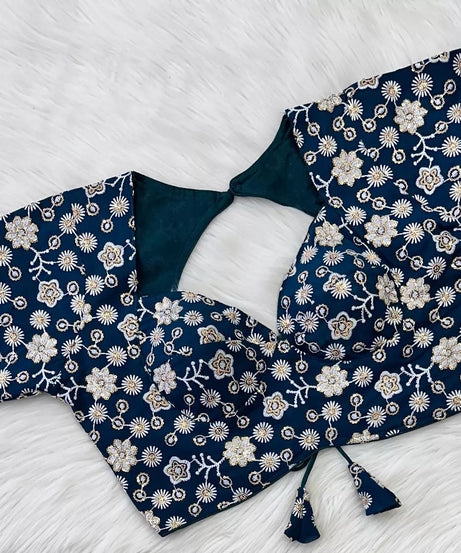 Stitched Maharaja Georgette Blouse & Choli