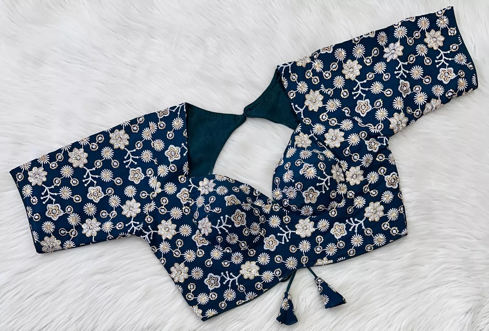 Stitched Maharaja Georgette Blouse & Choli