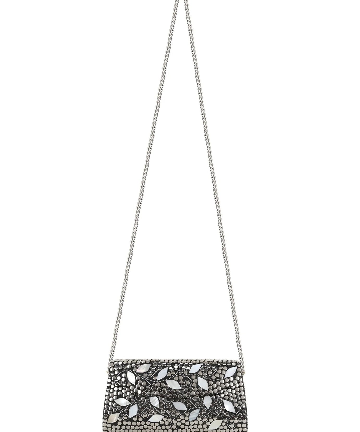 Mosaic Metal Botanical Mosaic Clutch