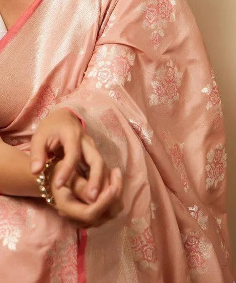 Festival Classic Banarasi Soft Silk Saree & Blouse