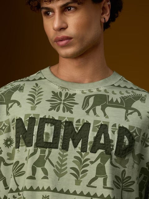 Indus Green Super Oversized T-Shirts