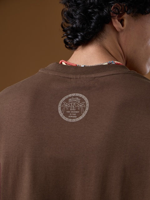 Nomad: Retro Rupee Super Oversized T-Shirts