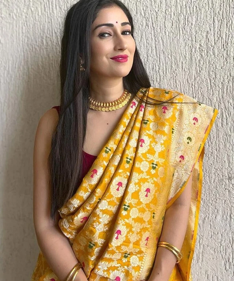 Banarasi Soft Silk Bollywood Function Wear Saree With Blouse 11-VD