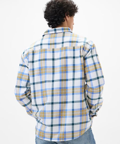 Plaid Sailor Men Utility Shirts