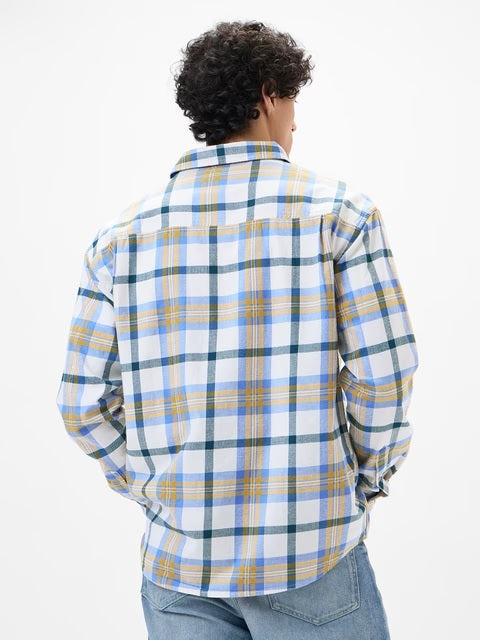 Plaid Sailor Men Utility Shirts