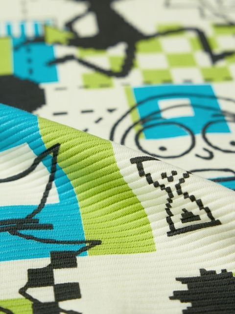 Rick & Morty Glitch Oversized T-Shirts