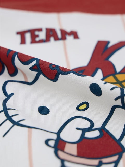 Hello Kitty Varsity Women Oversized T-Shirts