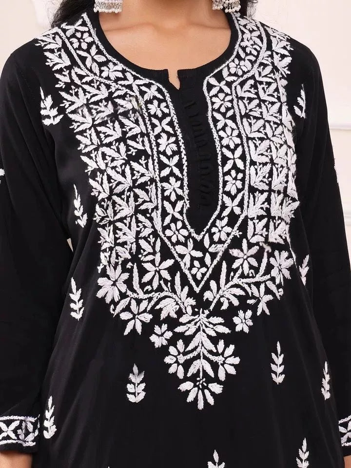 Designer New Full Stitched 14 Kg Heavy Rayon Top Pant & 2 Piece Set