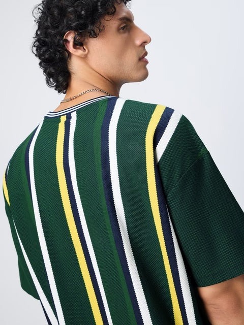 Stripes Pacific Oversized T-Shirts