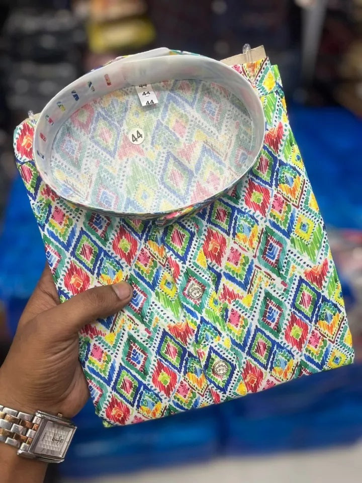 FullStitched Exclusive Classic Stylish Heavy Cotton Kurta Pajama For Men's