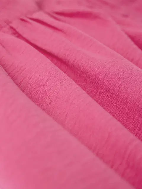 Textured Jumpsuit Fuchsia Women Jumpsuit