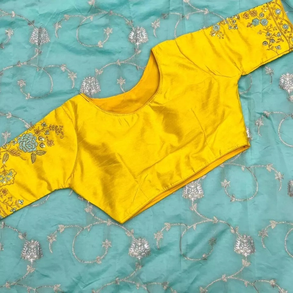 Lichi Silk With Rich Zari & Badla Zari Work Rich Embroidery Lace Saree With Blouse