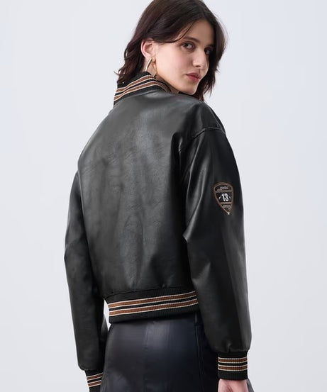 Phantom Women Oversized Varsity Jackets