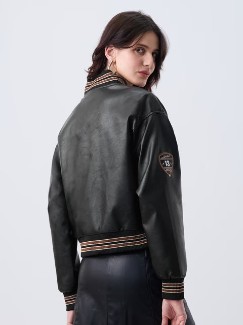 Phantom Women Oversized Varsity Jackets
