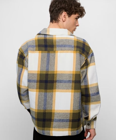 Plaid Sunbeam Men Flannel Shackets