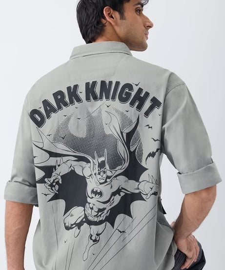 Batman Dark Knight Returns Men Utility Shirts