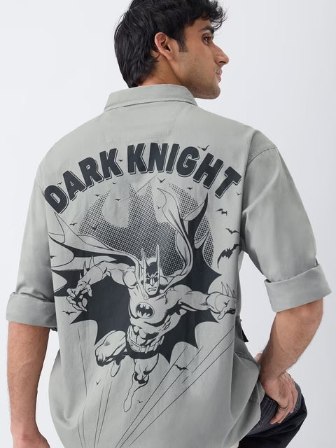 Batman Dark Knight Returns Men Utility Shirts