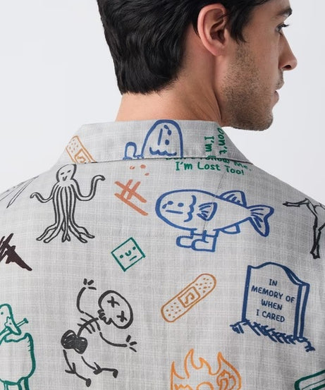 Doodle Mayhem Oversized Shirts