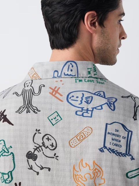 Doodle Mayhem Oversized Shirts