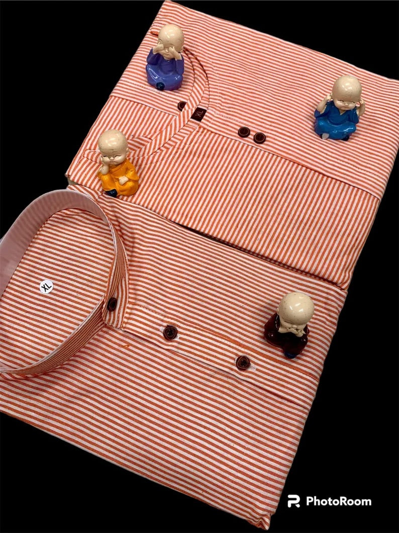 Premium Linen Cotton Couple Combo Set